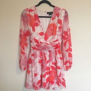 Pink Floral Marciano Dress